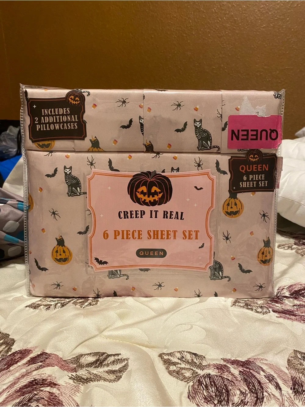 Creep It Real 6 Piece Queen Sheet Set